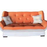 Canapea extensibila 3 locuri zara bej/orange